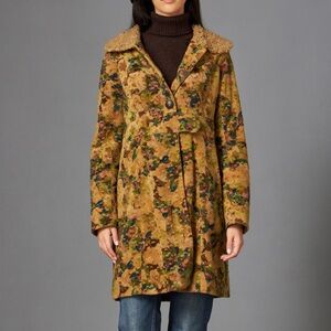 Free People Multicolor Pea Coat